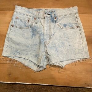Levi's Light Blue Jean Shorts for Women